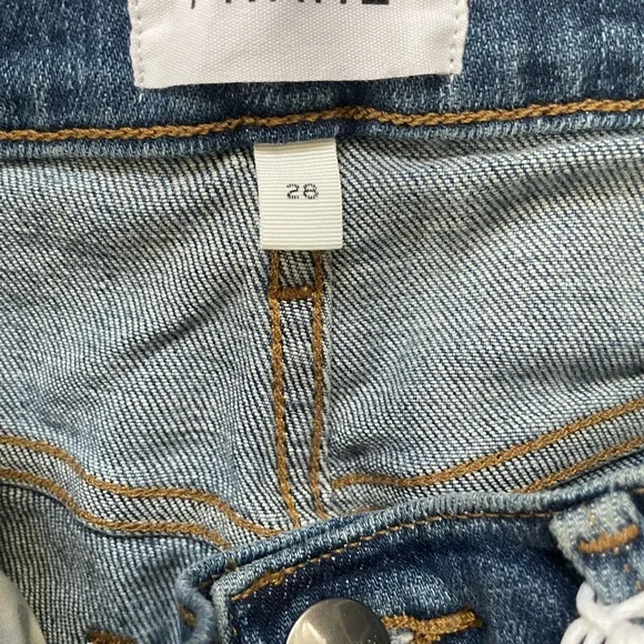 Frame Denim Light Blue Jeans with Button and Drawstring